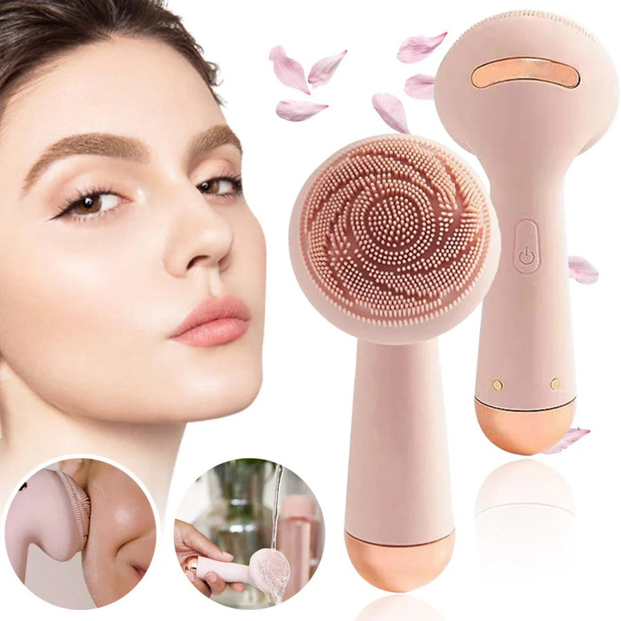 LIMPIEZA Y MASAJE FACIAL RECARGABLE