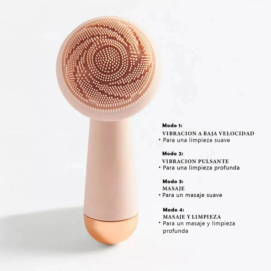 LIMPIEZA Y MASAJE FACIAL RECARGABLE