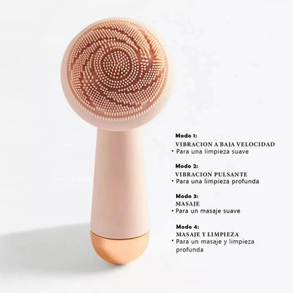 LIMPIEZA Y MASAJE FACIAL RECARGABLE
