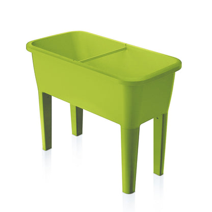 Huerto Urbano con invernadero de 52 litros en polipropileno 77 x 38 x 82 cm color pistacho
