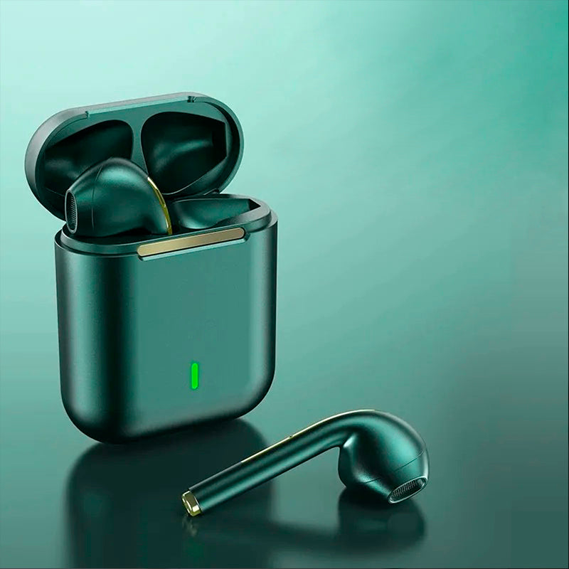 AURICULARES J18 CON ESTUCHE DE CARGA
