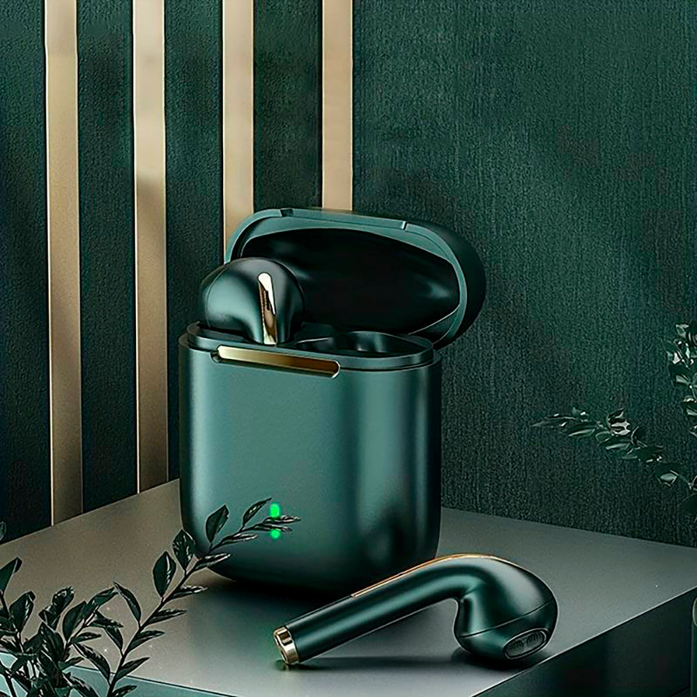 AURICULARES J18 CON ESTUCHE DE CARGA