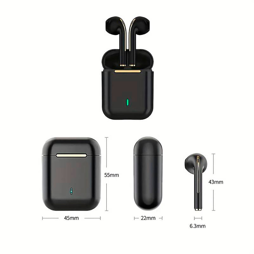 AURICULARES J18 CON ESTUCHE DE CARGA
