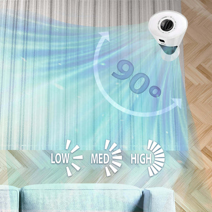 Tower Lux Ventilador Torre Aire Acondicionado Viento Frio Oscilante Gridinlux