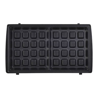 Swiss Home Sandwichera 3 en 1 750W con 3 Placas Desmontables (Gofres, Grill, Tostadas) Libre de BPA. Inox