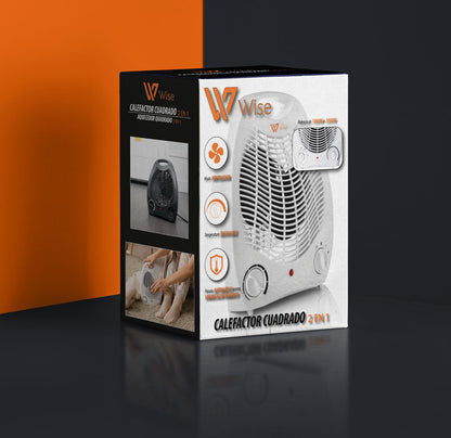 Calefactor Cuadrado 2 en 1 WT-213 / WT-214